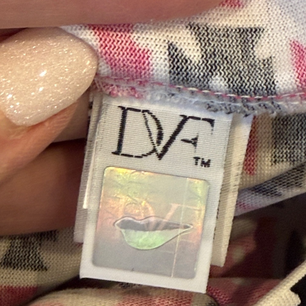 NWT Diane von Furstenberg Reina “Check Dot Pink” Long Sleeve Shift Dress Size 6 - Picture 11 of 14